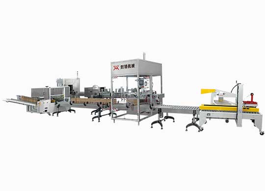 ST-ZX-500型全自動(dòng)開箱、裝箱、封箱機(jī)組